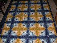 Blue&Yellow Log Cabin